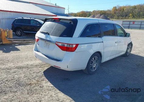 2012 Honda Odyssey Ex-L из США, поврежденный, VIN 5FNRL5H69CB001741